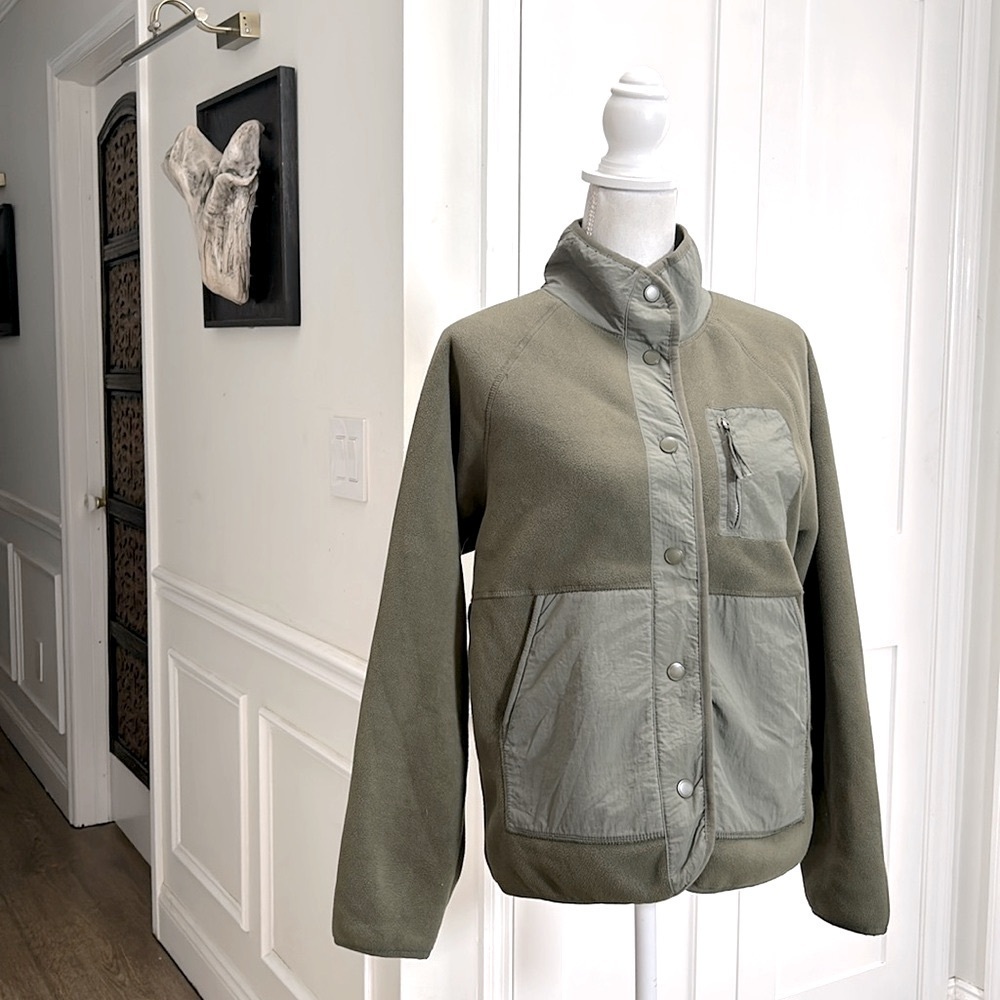 Olive Green Women's Fleece Jacket